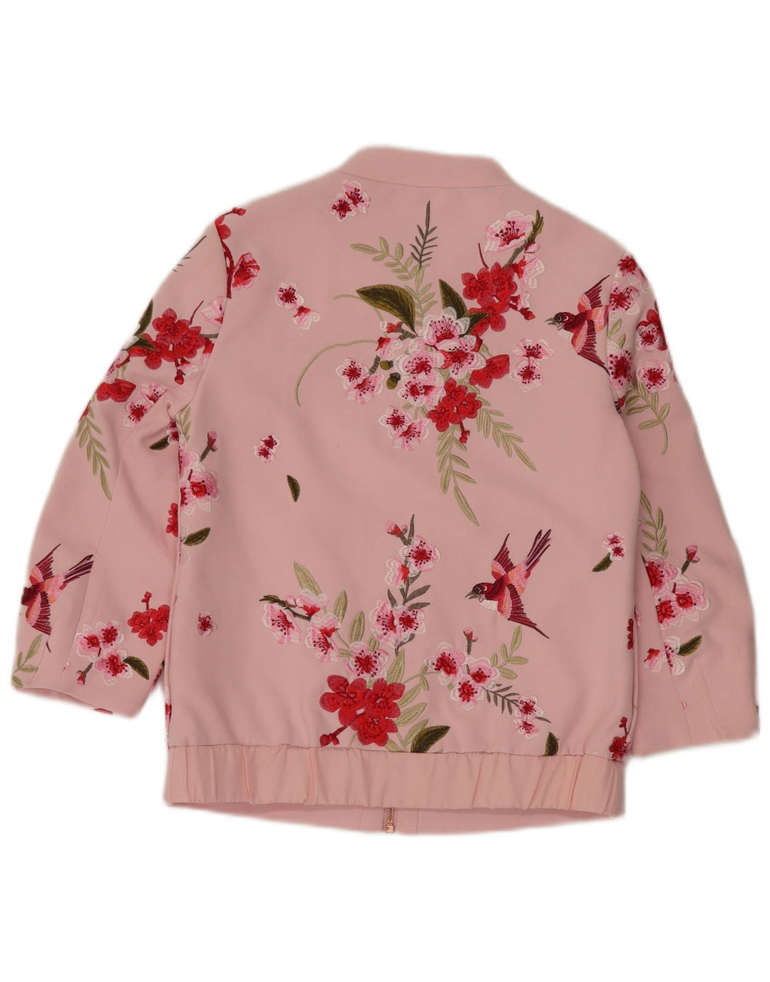 TED BAKER Womens Loose Fit Cardigan Top Size 1 XS Pink Floral Polyester
