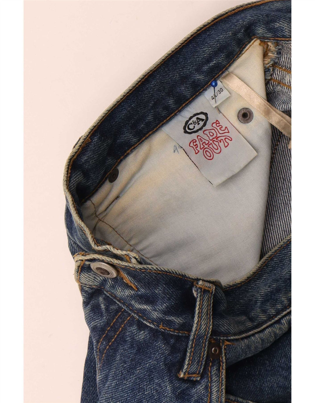 C & A Womens Tapered Jeans IT44 Medium W34 L30 Blue