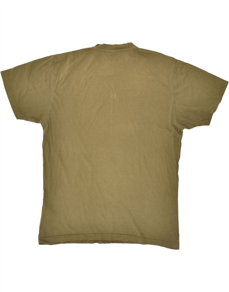 CAMEL Mens Authentic T-Shirt Top Large Khaki Cotton | Vintage Camel | Thrift | Second-Hand Camel | Used Clothing | Messina Hembry 