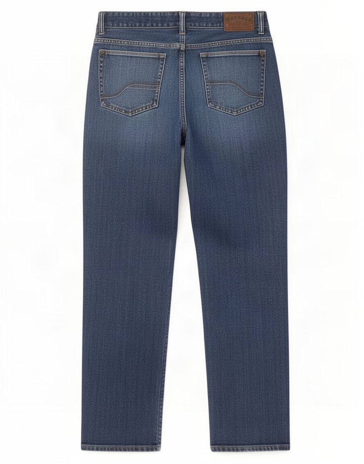 Fat Face Mens Straight Jeans W34 L30 Blue Cotton