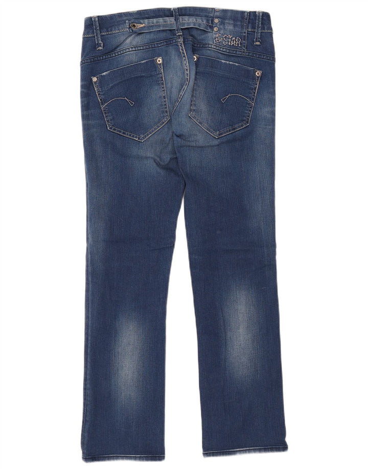 G-STAR Womens Bootcut Jeans W28 L28  Blue Cotton