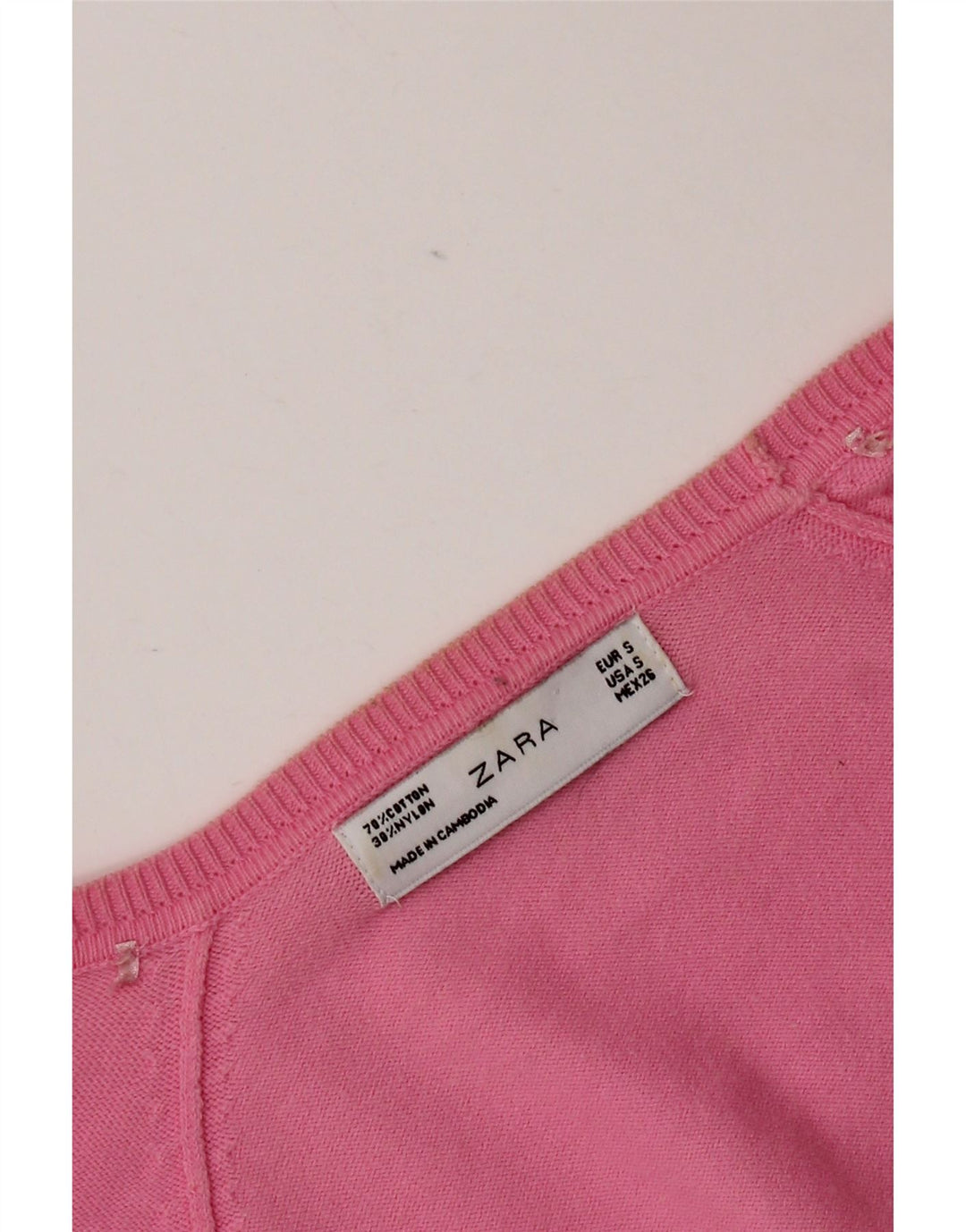 Zara Womens Cardigan Sweater UK 10 Small Pink