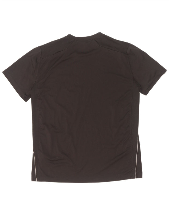 Nike Mens Dri Fit T-Shirt Top Large Black Polyester