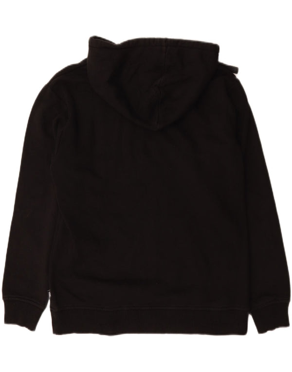 Vans Mens Graphic Hoodie Jumper Medium Black Cotton
