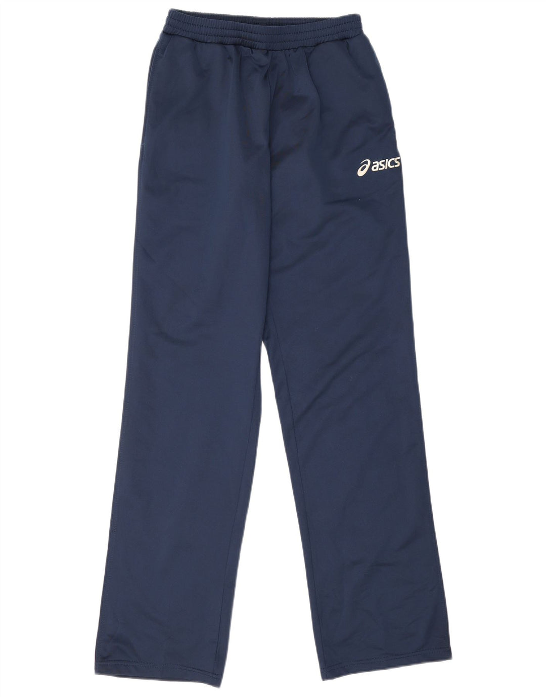 Asics Mens Tracksuit Trousers Medium  Navy Blue Polyester