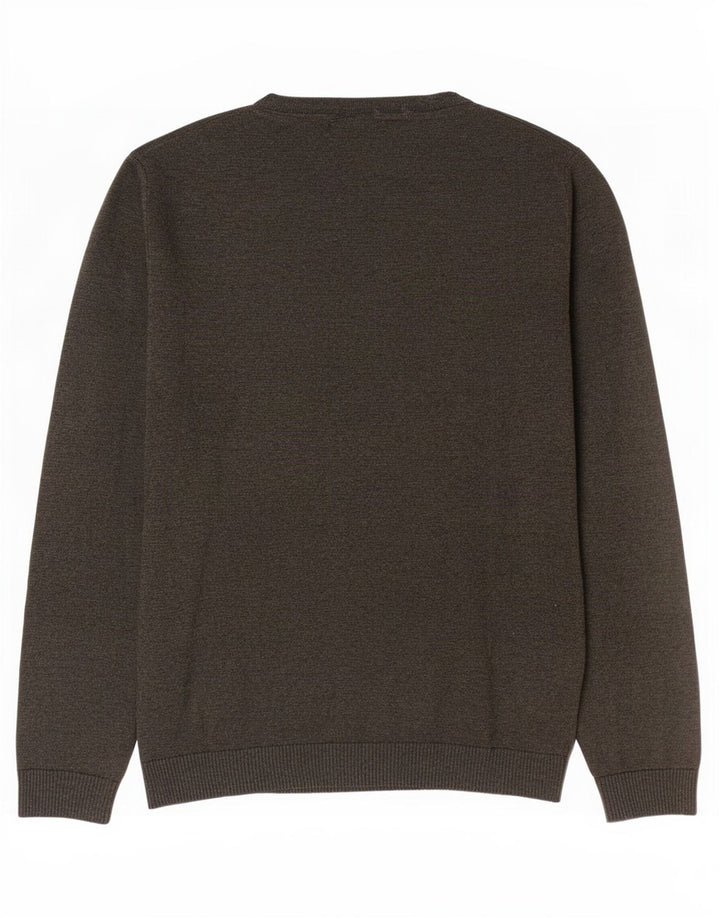 Jack & Jones Mens Crew Neck Jumper Sweater XL Grey