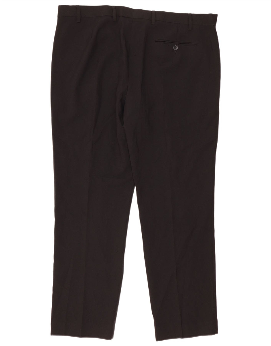 Marks & Spencer Mens Regular Suit Trousers W40 L31 Black Polyester