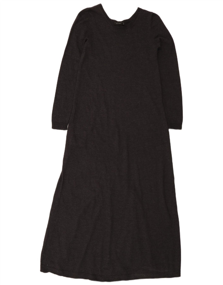 Simona Barbieri Womens Twin-Set Long Sleeve Jumper Dress UK 10 Small Grey