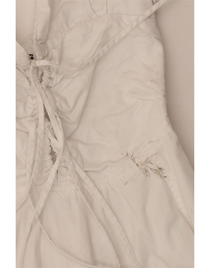Zara Womens Sundress UK 12 Medium White
