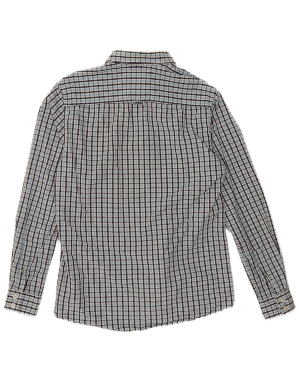 Crew Clothing Mens Slim Fit Shirt Medium Blue Check Cotton