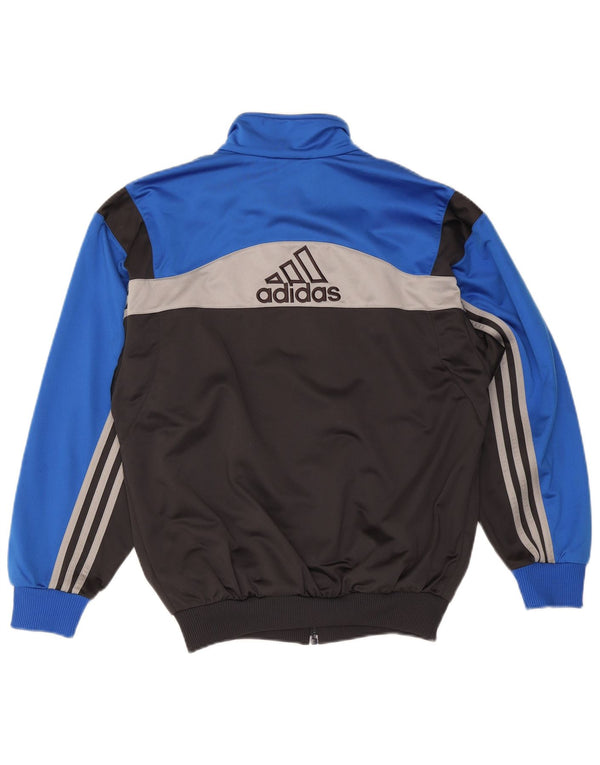 Adidas Mens Graphic Tracksuit Top Jacket UK 36/38 Small Blue Colourblock