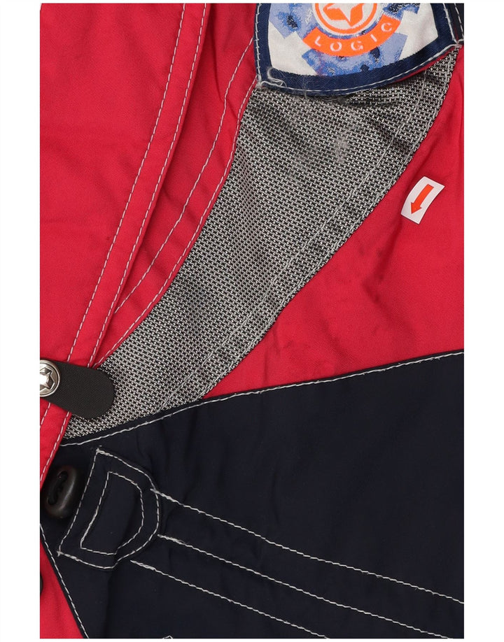 COLMAR Womens Ski Jacket IT 48 XL Pink Colourblock Polyamide