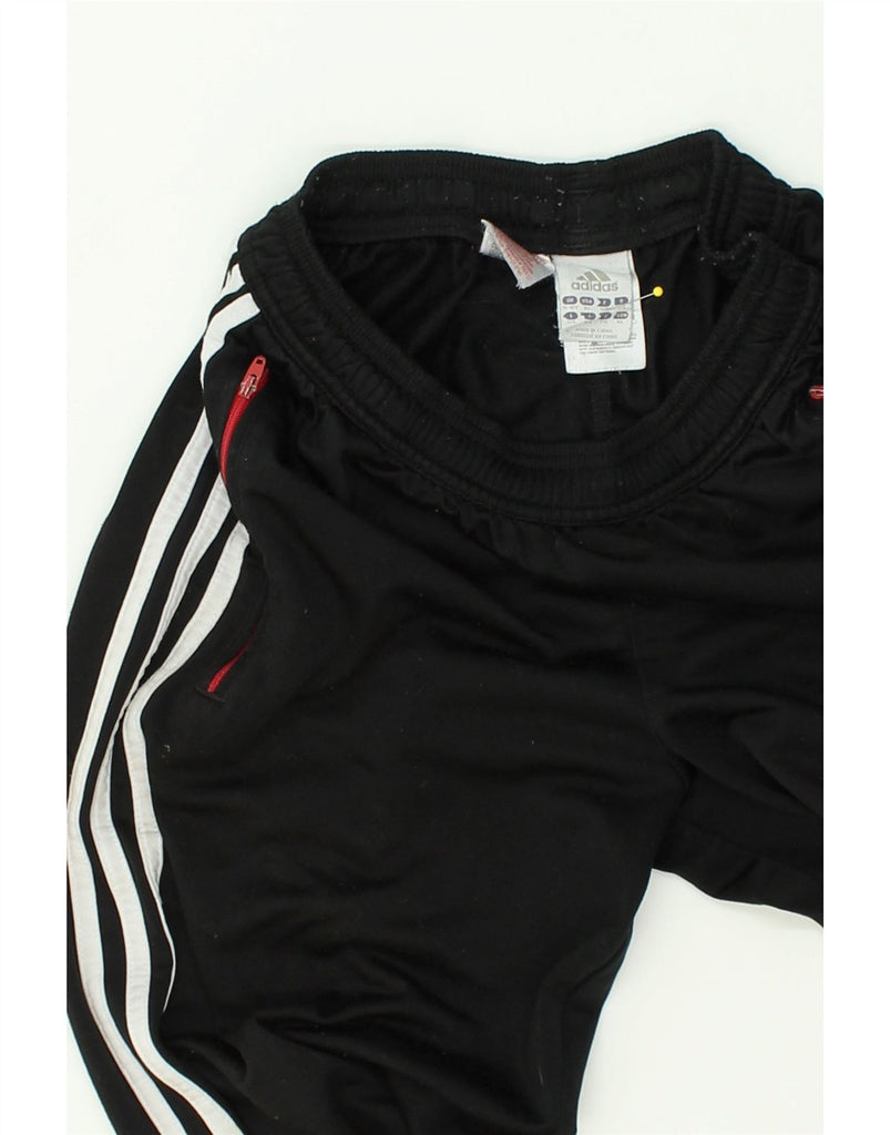 ADIDAS Boys Tracksuit Trousers Joggers 15-16 Years Black Polyester | Vintage Adidas | Thrift | Second-Hand Adidas | Used Clothing | Messina Hembry 