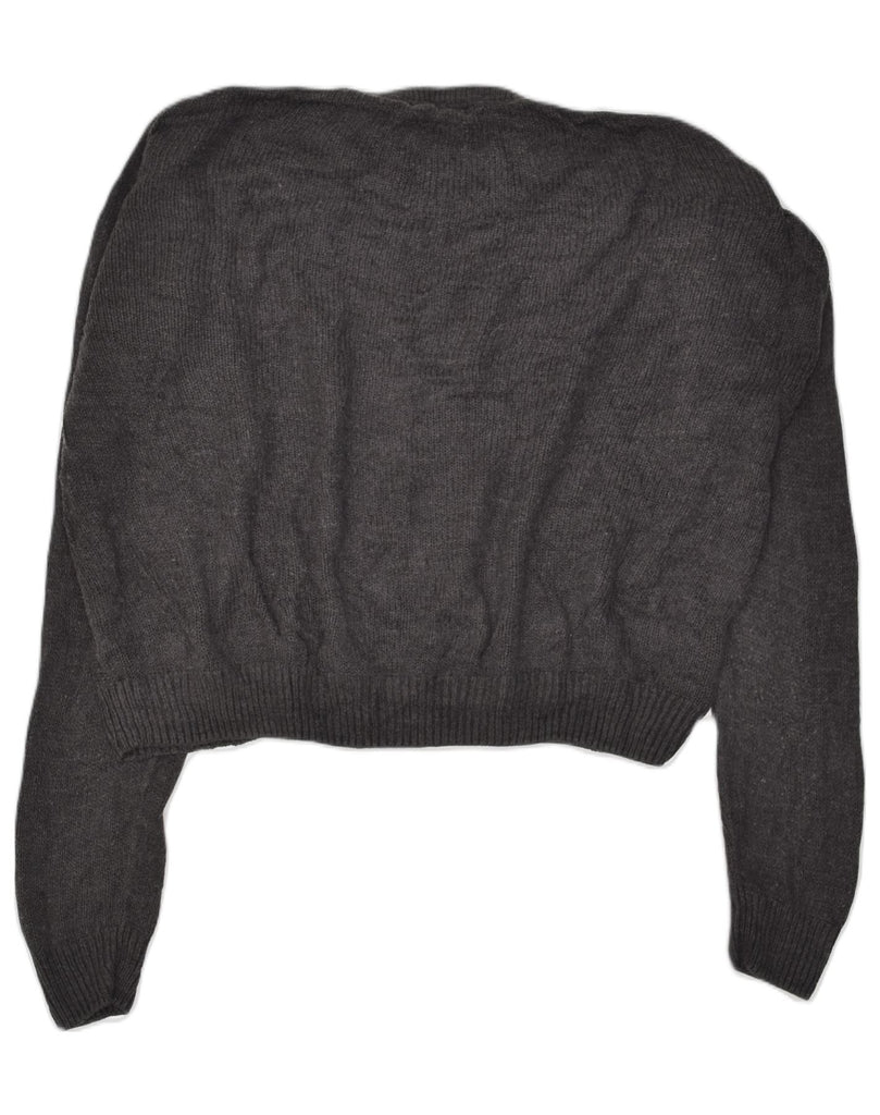 JAMES PRINGLE Mens Oversized Crop Crew Neck Jumper Sweater 2XL Grey | Vintage James Pringle | Thrift | Second-Hand James Pringle | Used Clothing | Messina Hembry 