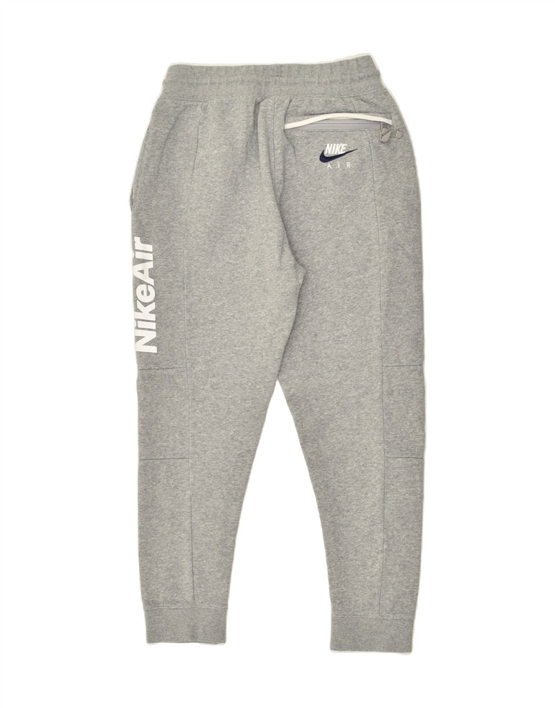 NIKE Womens Graphic Tracksuit Trousers Joggers UK 10 Small Grey Cotton | Vintage Nike | Thrift | Second-Hand Nike | Used Clothing | Messina Hembry 