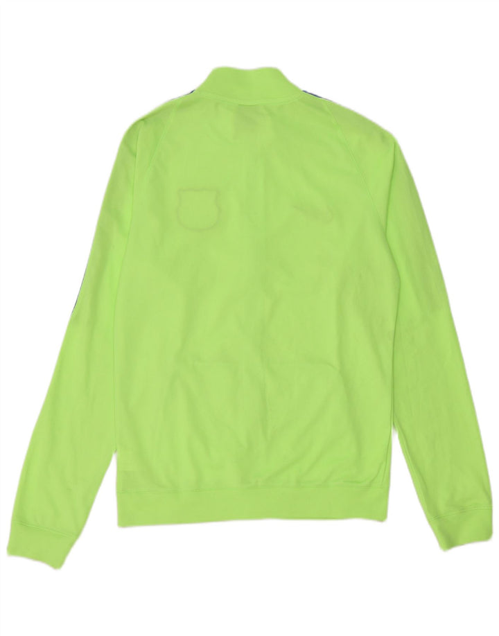 Nike Mens FCB Tracksuit Top Jacket Small Green Colourblock Polyester