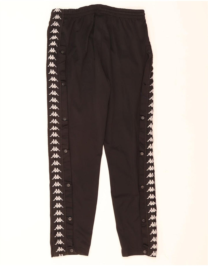 Kappa Mens Graphic Tracksuit Trousers XL  Black Polyester