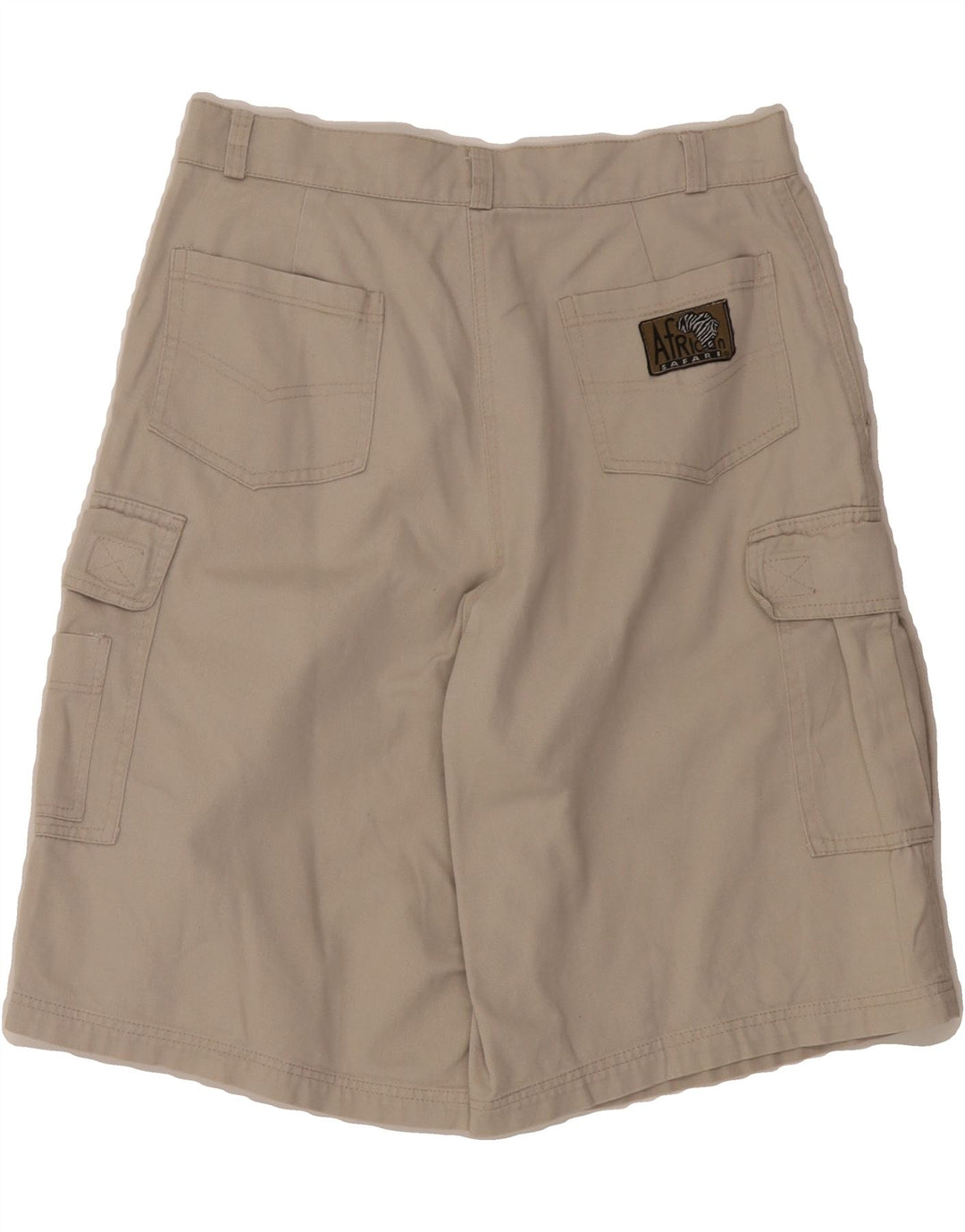 VINTAGE Boys Cargo Shorts 15-16 Years W30 Grey Cotton Vintage Vintage and Second-Hand Vintage from Messina Hembry 