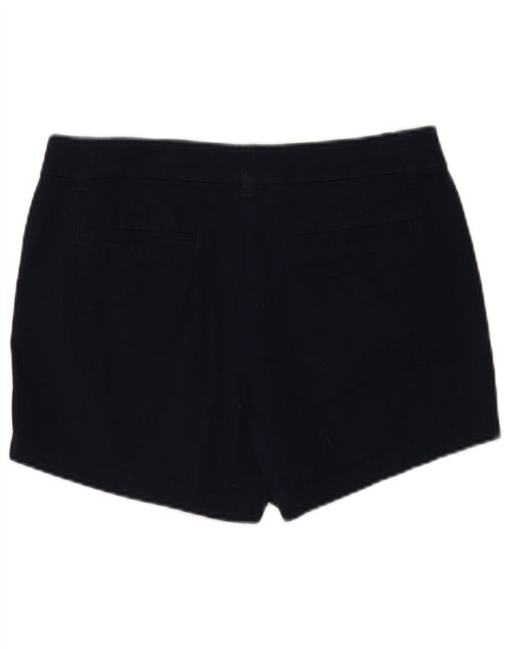 J. Crew Womens Chino Shorts US 6 Medium W32 Navy Blue Cotton