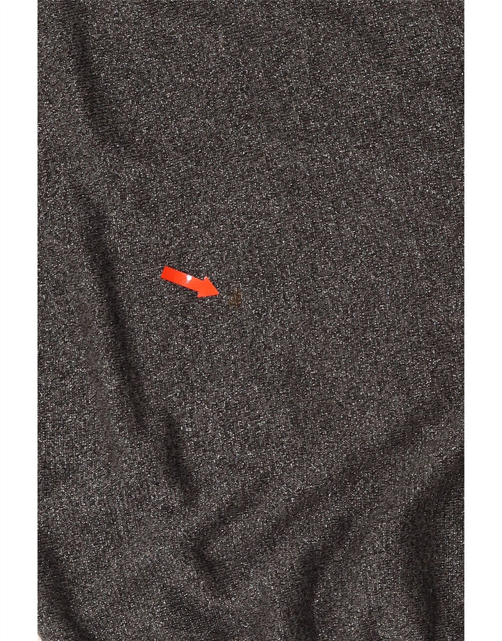 MARKS & SPENCER Womens Turtle Neck Jumper Sweater UK 14 Medium Grey Vintage Marks & Spencer and Second-Hand Marks & Spencer from Messina Hembry 