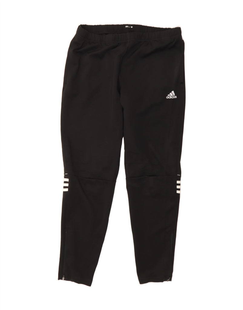 ADIDAS Mens Response Graphic Tracksuit Trousers Large  Black Polyester Vintage Adidas and Second-Hand Adidas from Messina Hembry 