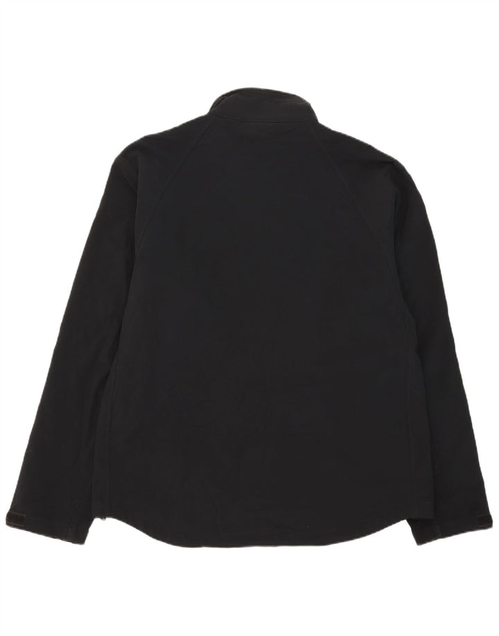 Russell Athletic Mens Windbreaker Jacket UK 42 XL Black Polyester