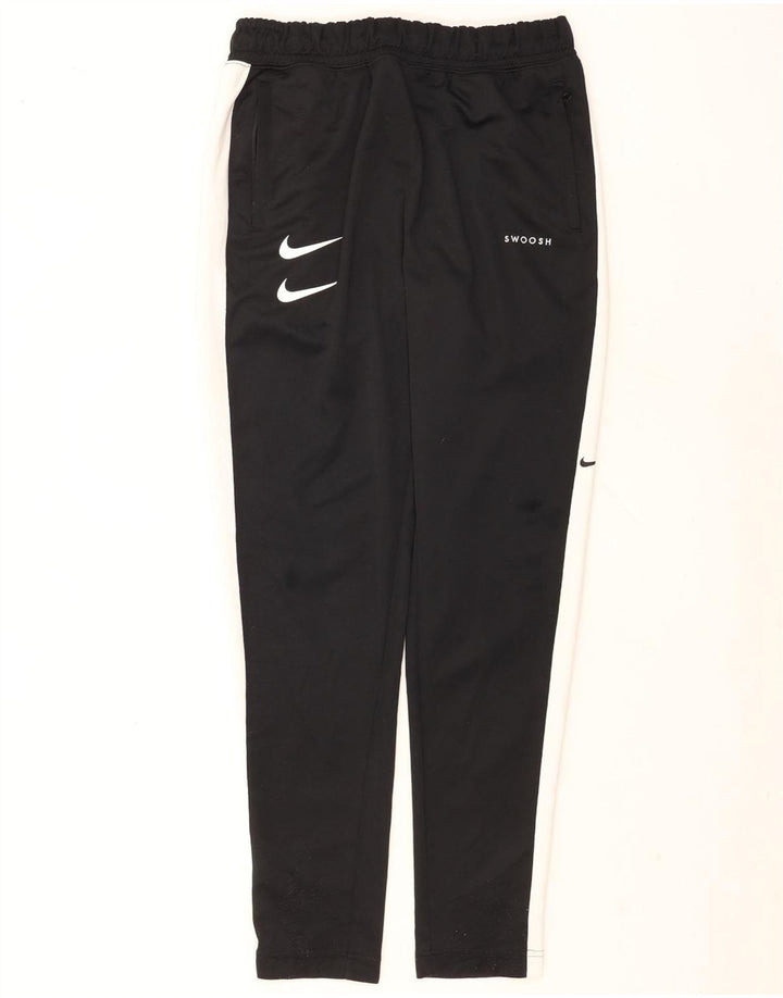 Nike Mens Dri Fit Tracksuit Trousers Medium  Black Colourblock Polyester