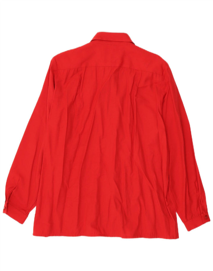 Avoca Womens Shirt Blouse EU 44 XL Red Viscose