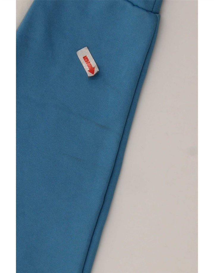 Reebok Boys Tracksuit Top Jacket 15-16 Years Blue Colourblock Polyester
