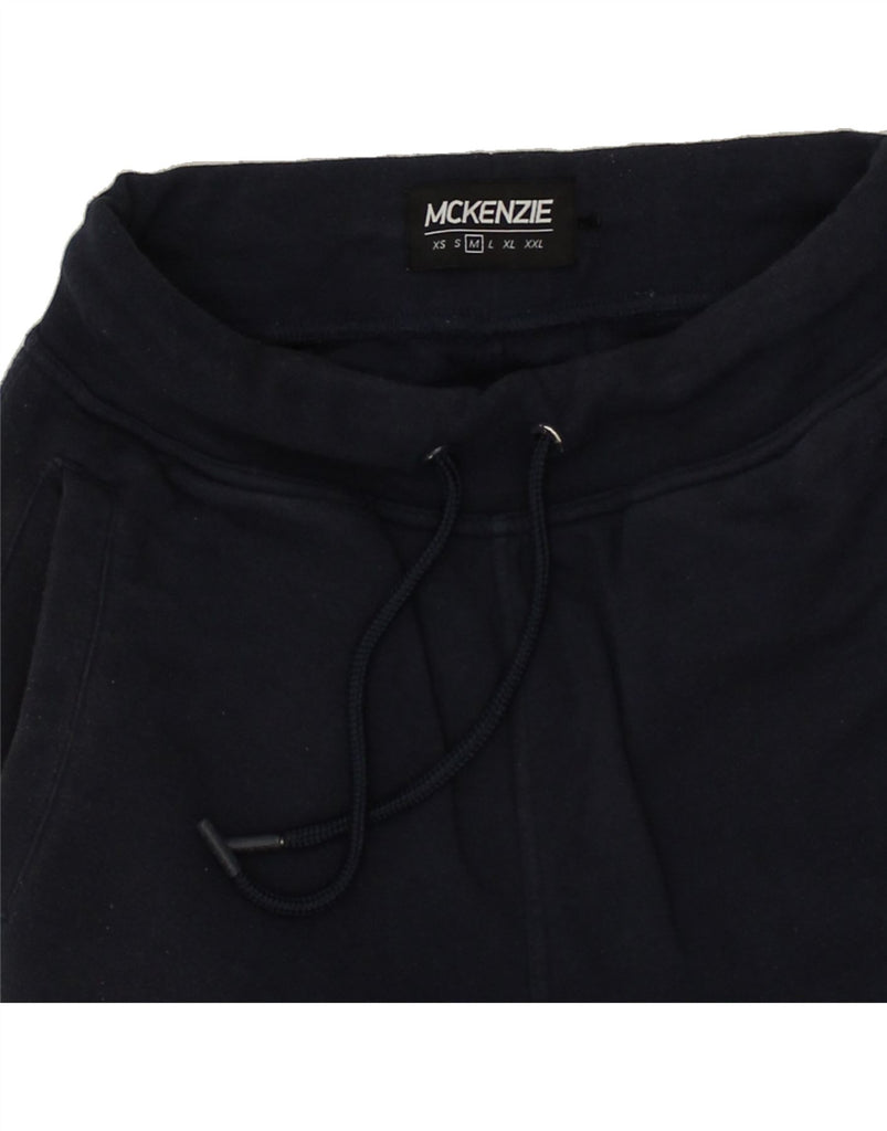 MCKENZIE Mens Tracksuit Trousers Joggers Medium Navy Blue Cotton | Vintage Mckenzie | Thrift | Second-Hand Mckenzie | Used Clothing | Messina Hembry 