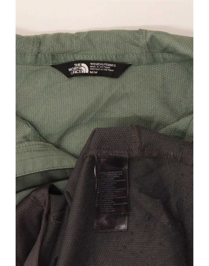 The North Face Womens Tracksuit Top Jacket UK 14 Medium Green Colourblock