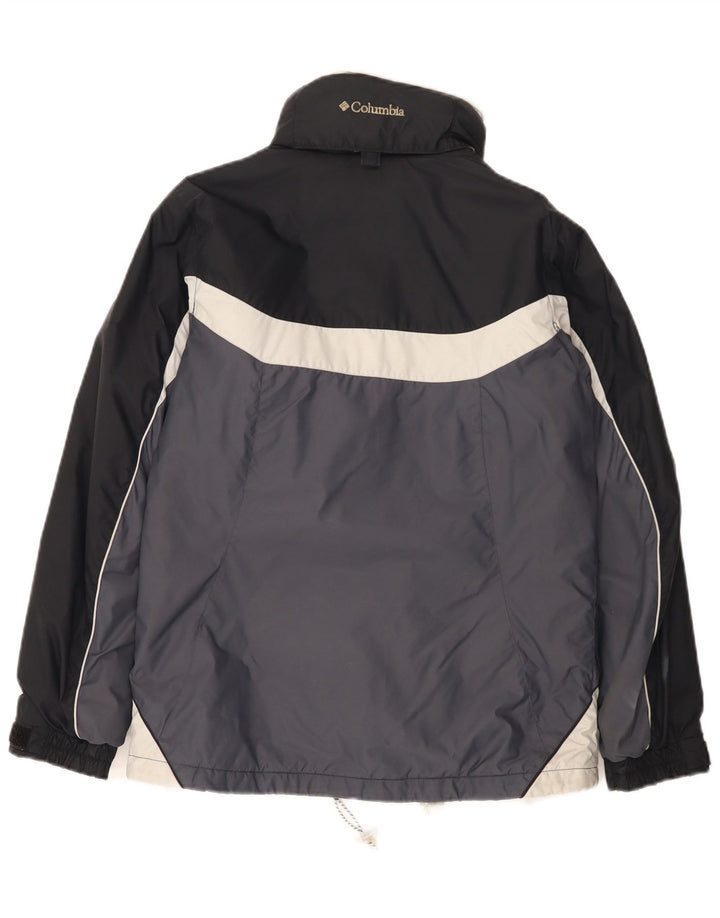 Columbia Womens Ski Jacket UK 10 Small Navy Blue Colourblock