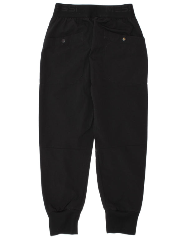 ADIDAS Boys MESSI Graphic Tracksuit Trousers Joggers 7-8 Years  Black