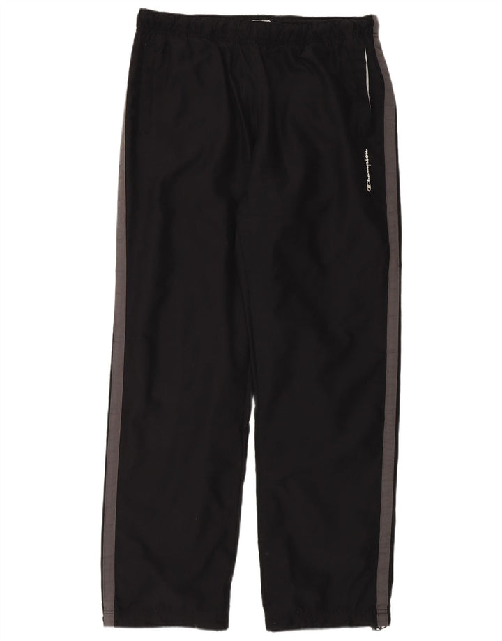 Champion Mens Tracksuit Trousers XL  Black Colourblock