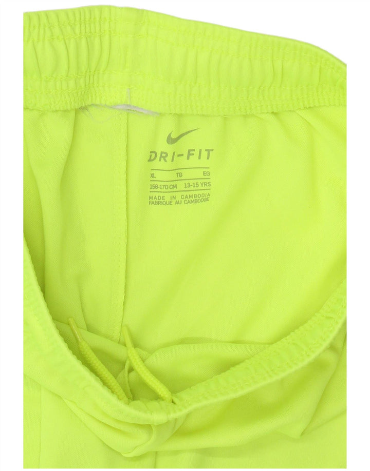 Nike Boys Dri Fit Sport Shorts 13-14 Years XL Green