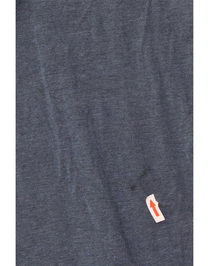Jack & Jones Mens Polo Shirt 2XL Blue Flecked Cotton