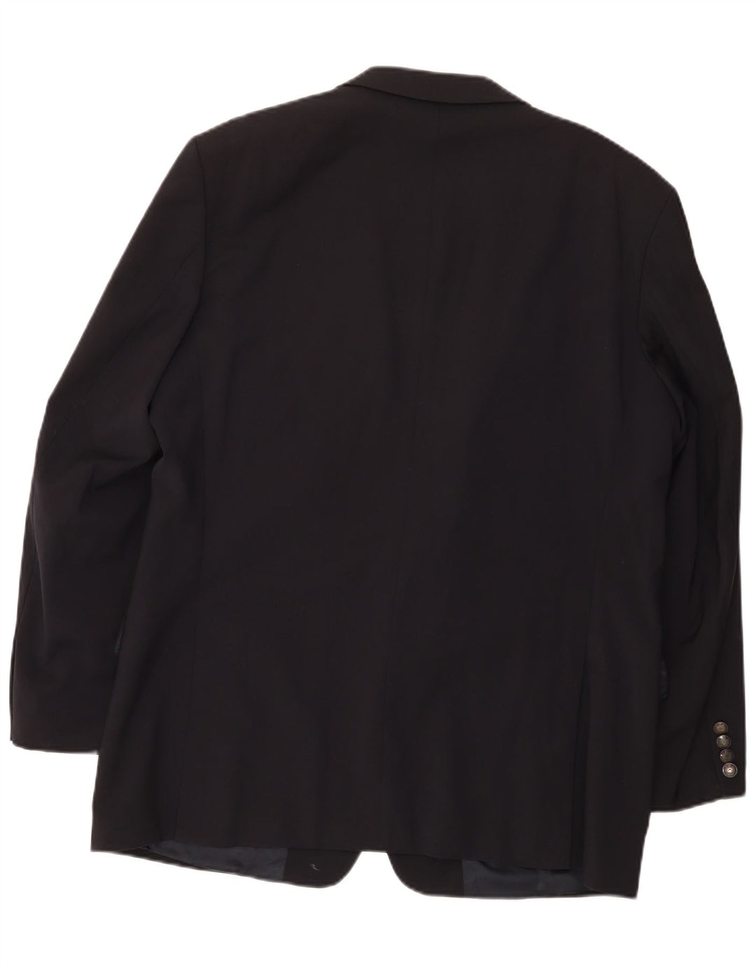 Hugo Boss Mens 2 Button Blazer Jacket EU 54 2XL Black Wool
