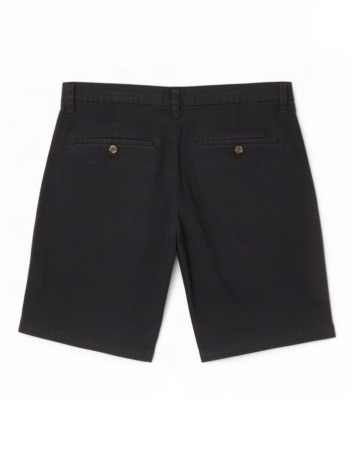 Marks & Spencer Mens Chino Shorts W30 Medium Navy Blue Cotton