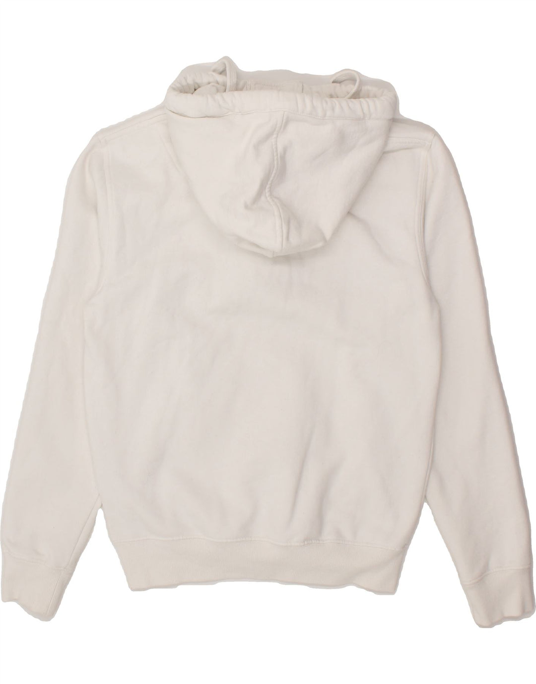 CARRERA Womens Hoodie Jumper UK 14 Medium White Cotton Vintage Carrera and Second-Hand Carrera from Messina Hembry 