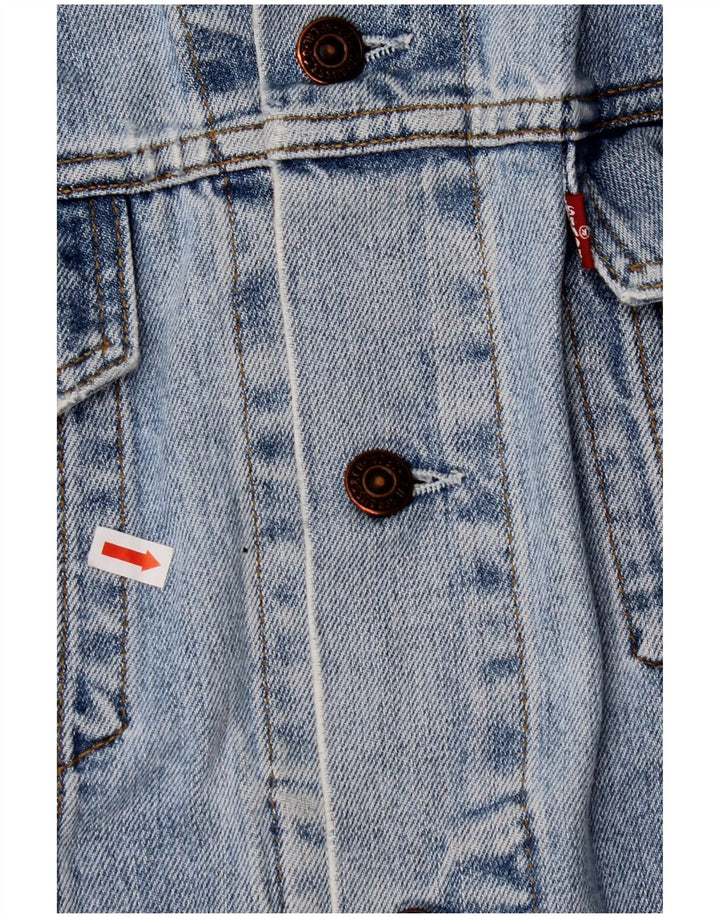 LEVI'S Mens Denim Jacket UK 42 XL Blue Cotton