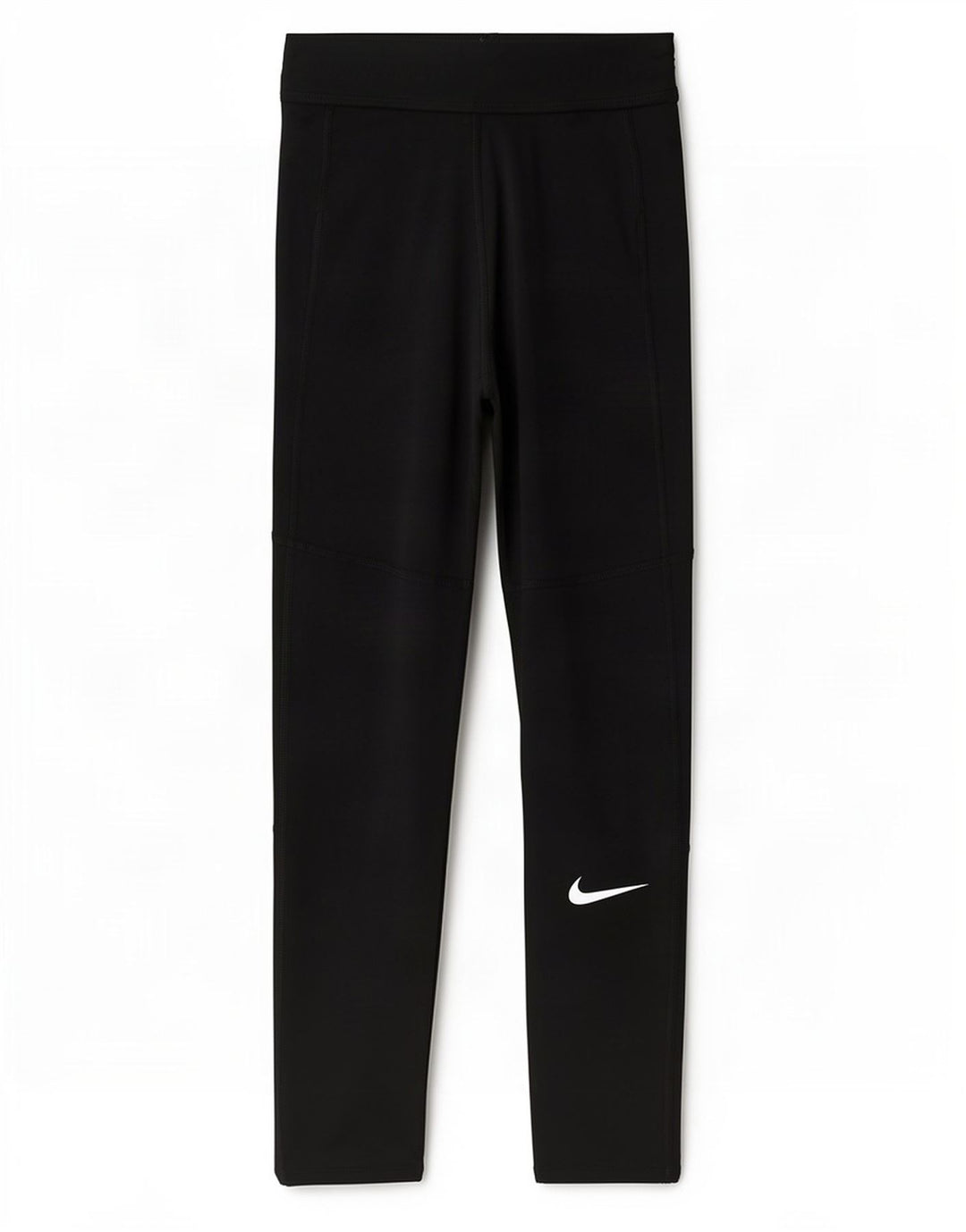 Nike Girls Dri Fit Leggings 8-9 Years Small Black Polyester