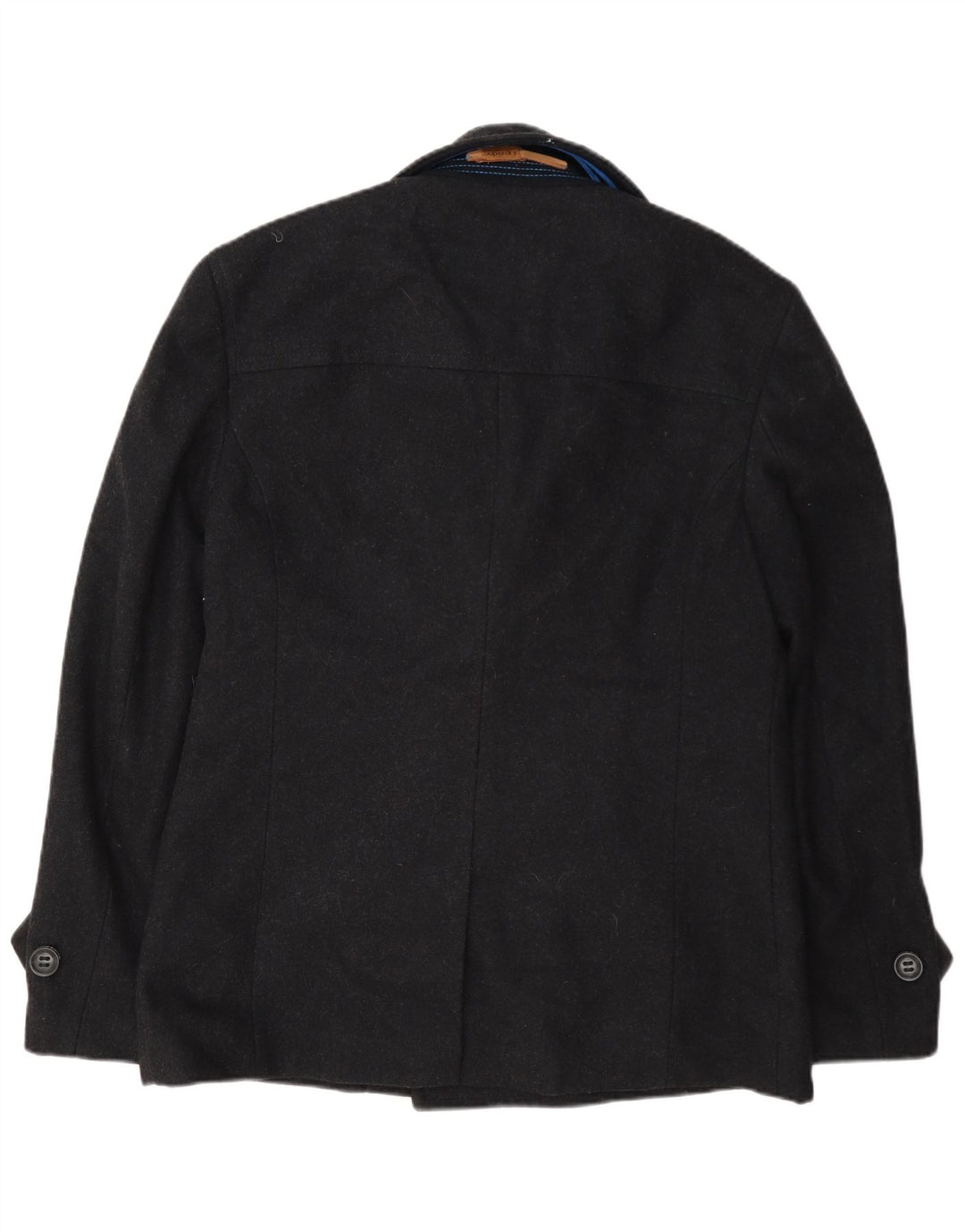Superdry Mens Pea Coat UK 42 XL Grey
