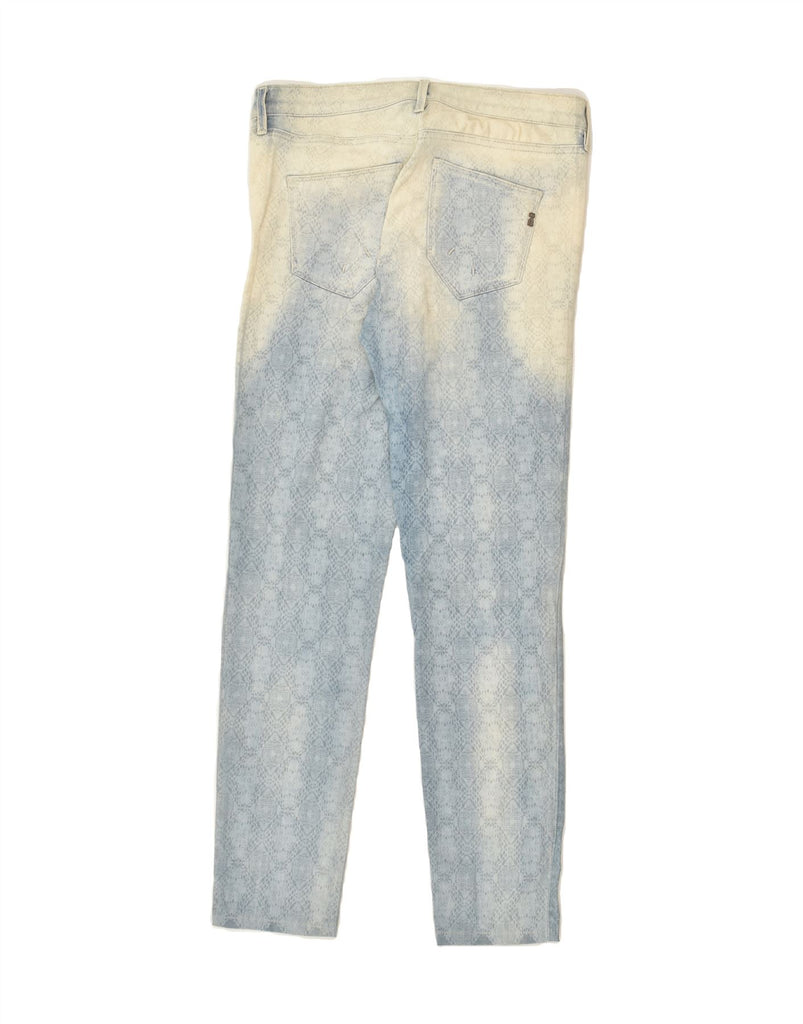 GAS Womens Sophie Graphic Skinny Jeans W30  L28 Blue Tie Dye | Vintage Gas | Thrift | Second-Hand Gas | Used Clothing | Messina Hembry 