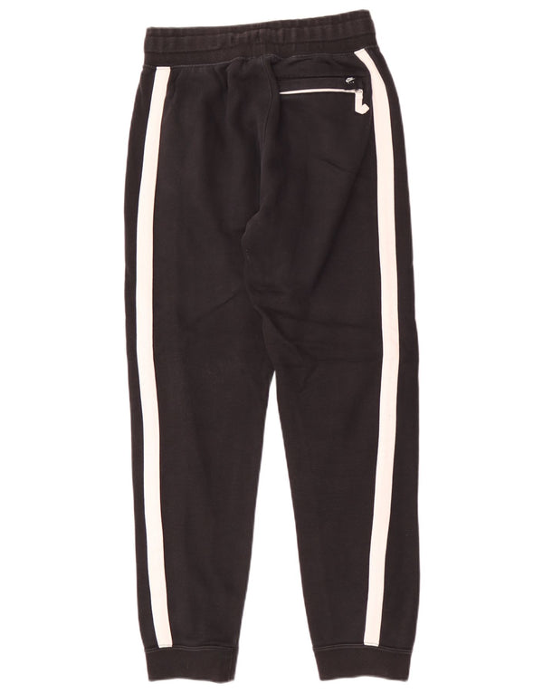 Nike Boys Tracksuit Trousers Joggers 13-14 Years XL Black Colourblock