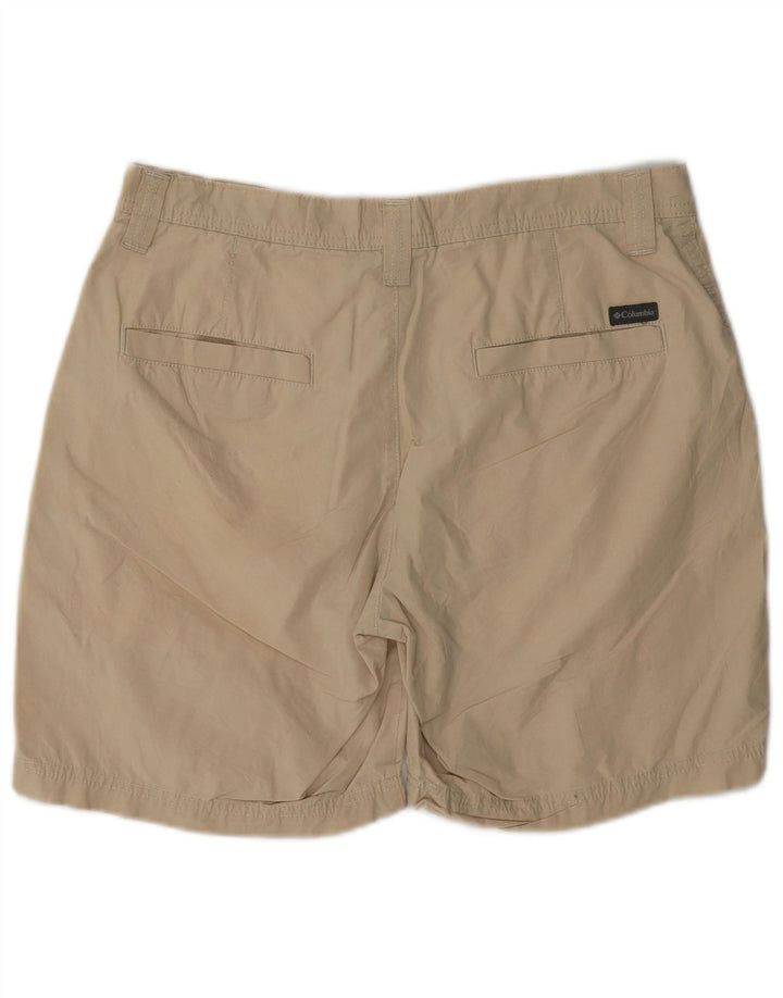 Columbia Mens Chino Shorts W30 Medium Beige Cotton