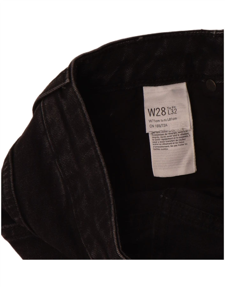 Topshop Womens Tapered Jeans W28 L26 Black