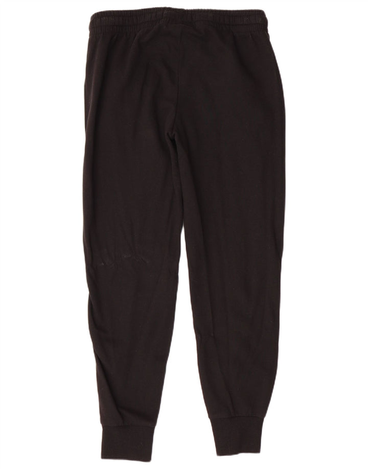 KAPPA Womens Tracksuit Trousers Joggers UK 14 Medium Black Cotton