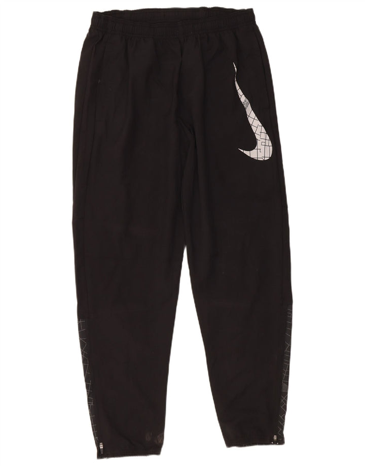Nike Mens Dri Fit Graphic Tracksuit Trousers Medium Black Geometric