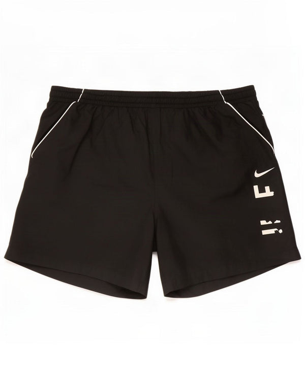 Nike Mens Graphic Swimming Shorts XL Black Nylon