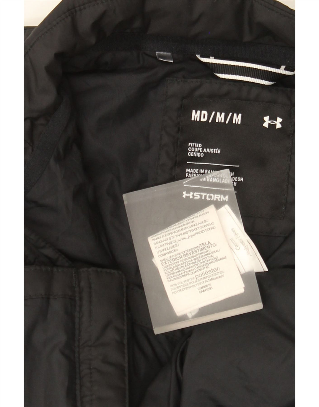 Under Armour Womens Padded Gilet UK 14 Medium Black Polyester